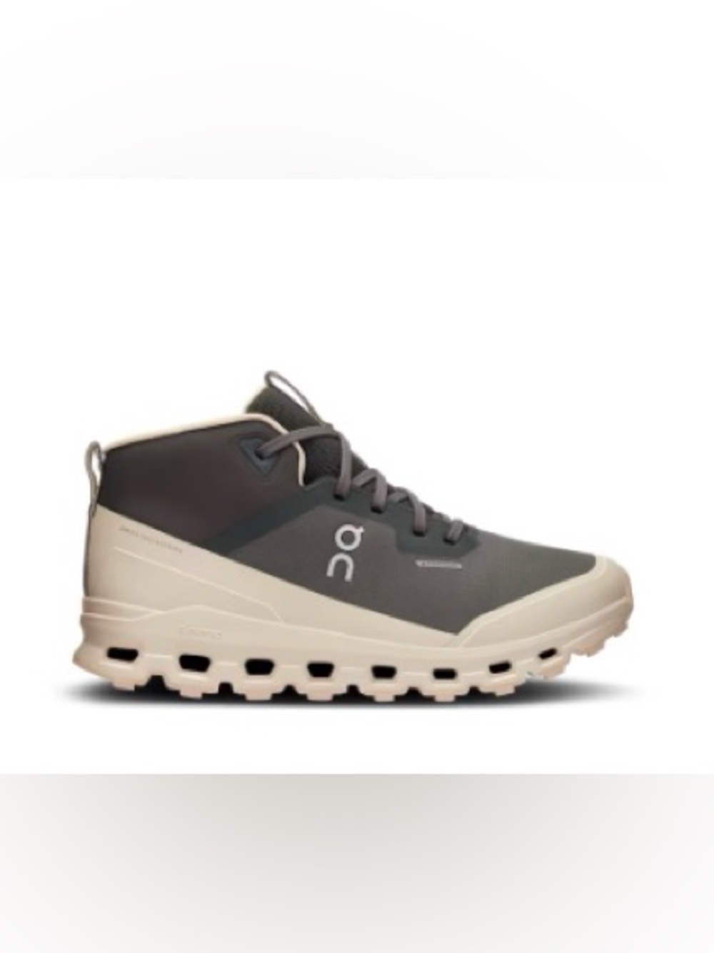 ON Cloudroam Waterproof Mid Boot (US 7, Color: Eclipse/ Cream) NWT
